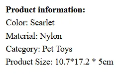 Dog Molar Nibbling Nylon Beef Flavor Toy
