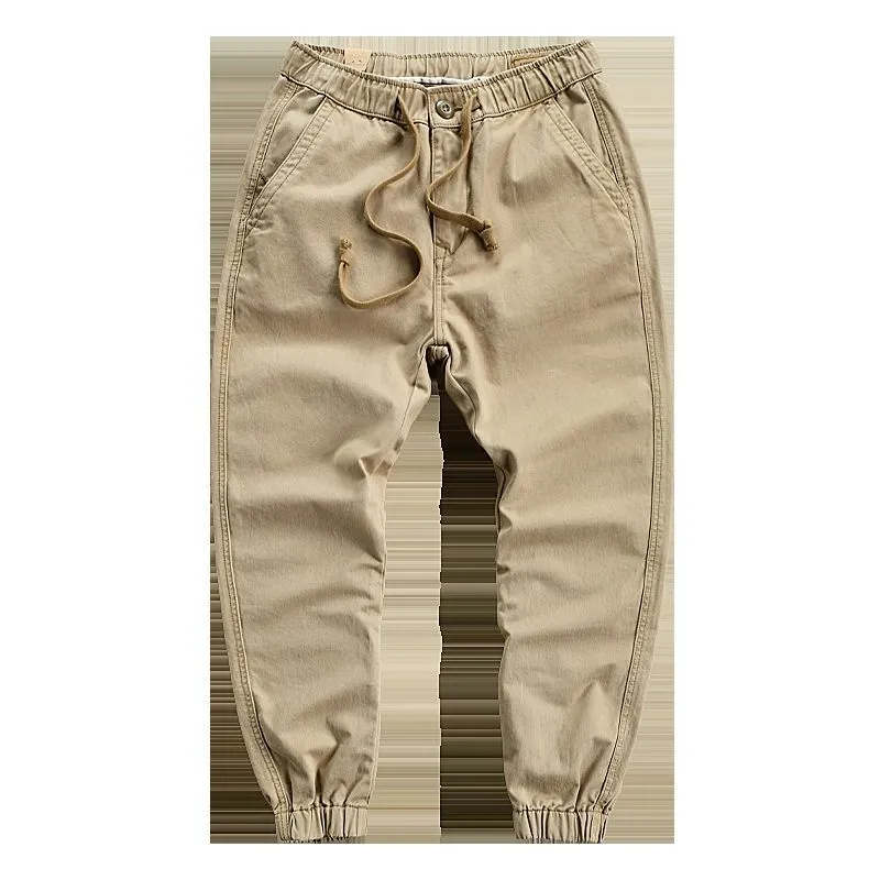 Versatile Workwear Pants Wear-resistant Work Solid Color Fashion Solid Color Work Casual Men's Cargo Pants